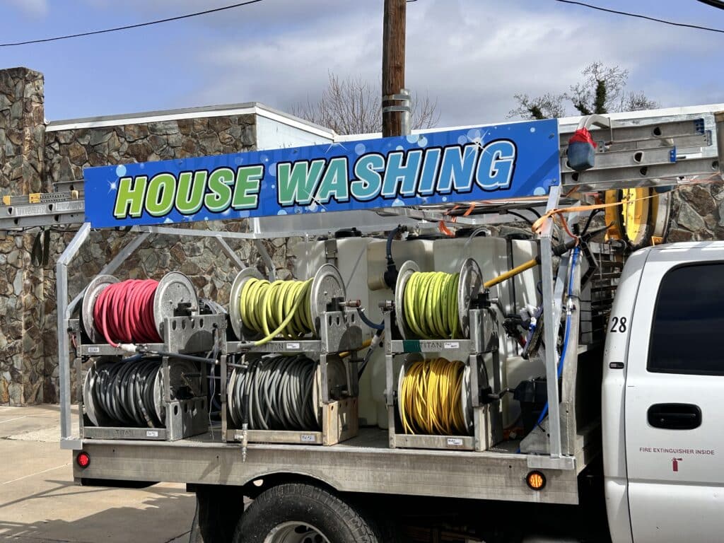 House Wash Truck