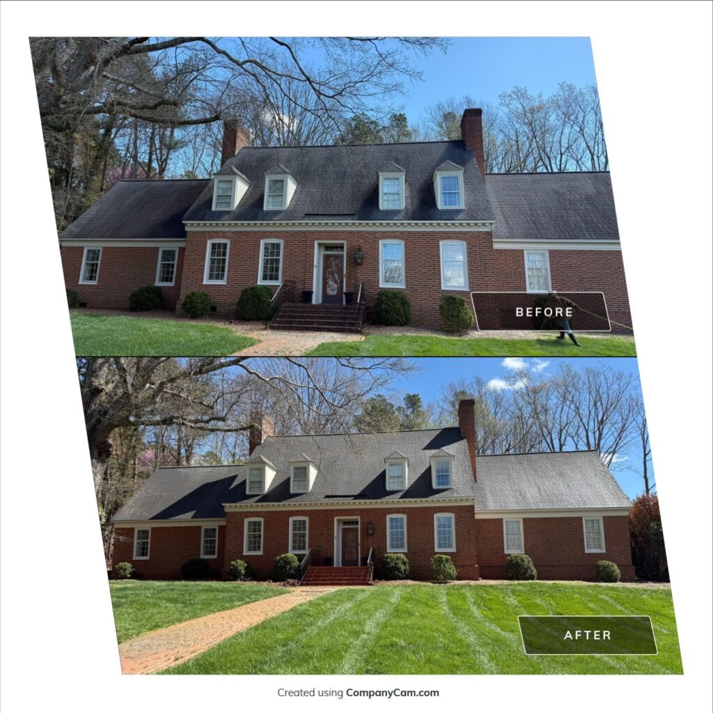 softwash roof cleaning greensboro nc
