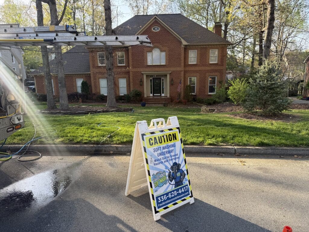 house washing window cleaning greensboro home exterior
